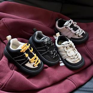 儿童运动鞋复古透气春防滑男童鞋春秋季款女宝宝软底鞋小童二棉冬