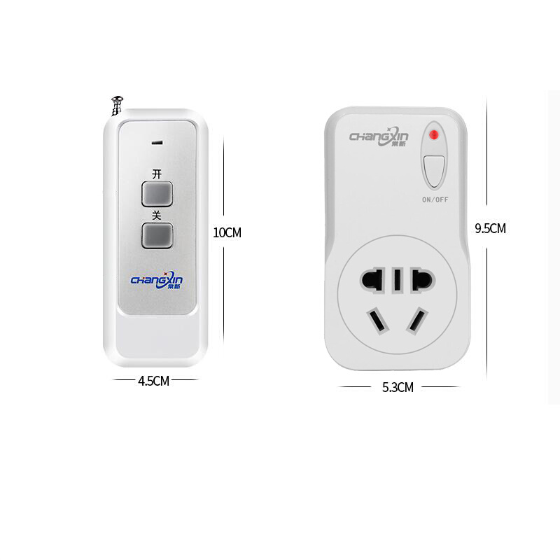 常新CX-Y08远距离大功率无线遥控开关插座家用可穿墙灯具水泵电源