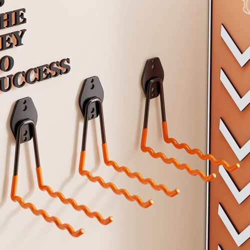 羽毛球拍放置架家用收纳挂钩羽毛球馆培训专用墙面收纳挂架展示架