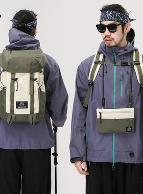 OCE GEAR轻量化户外登山包大容量徒步露营轻便防泼水耐磨双肩背包