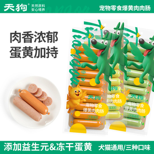 天狗猫咪狗狗火腿肠