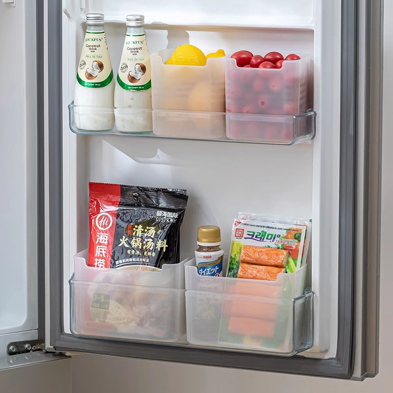 冰箱侧门收纳盒食品级侧面门上分隔储物专用内侧分类保鲜整理神器
