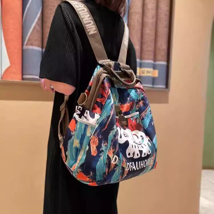 法国Fad Karan轻便外出女包包旅游双肩包旅行休闲女士背包小吉象