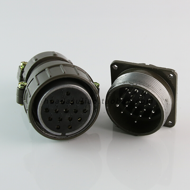 热卖航空插头P40-3芯 9芯 14芯 15芯 16芯17芯圆连接器电缆接插件