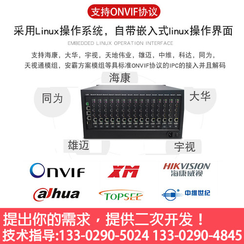 物流园区高清网络视频解码器