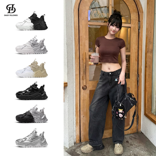 【苏新皓胡可同款】黛西法罗增高厚底芒果休闲运动老爹鞋子男女款