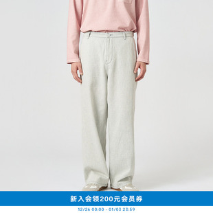 K1251PA09 回收棉杂色牛仔松直筒裤 klee klee25春男装