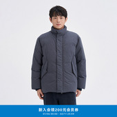 klee klee秋冬男装 环保棉保暖立领简约休闲羽绒外套K1253DO03