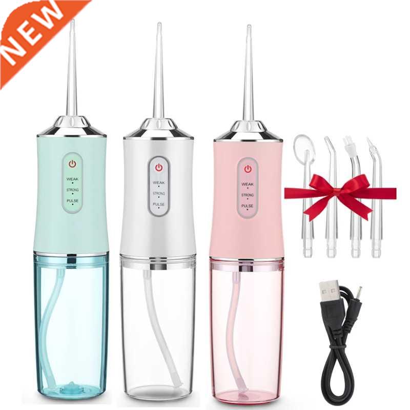6PCS/Set Oral Flosser Irrigator Portable Water Dental Flosse
