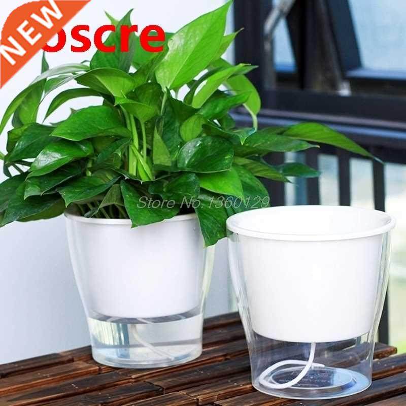 auto irrigate flower pot vase automatic watering planter laz