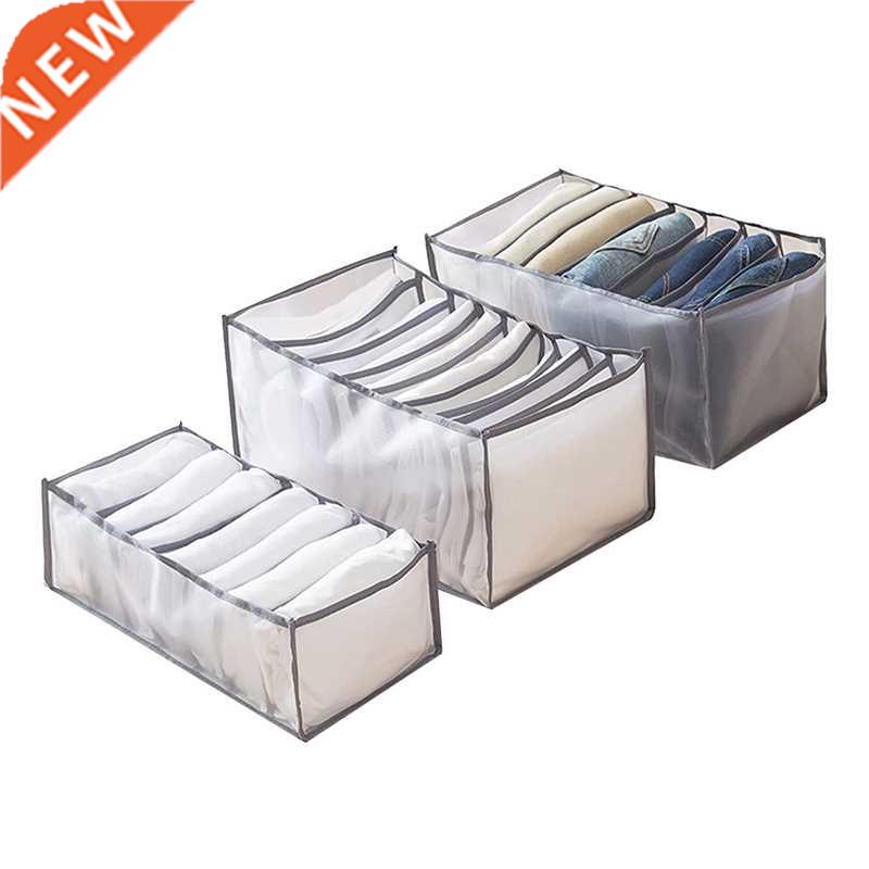 Washable Wardrobe Clothes Organizer Set Of 3,Foldable