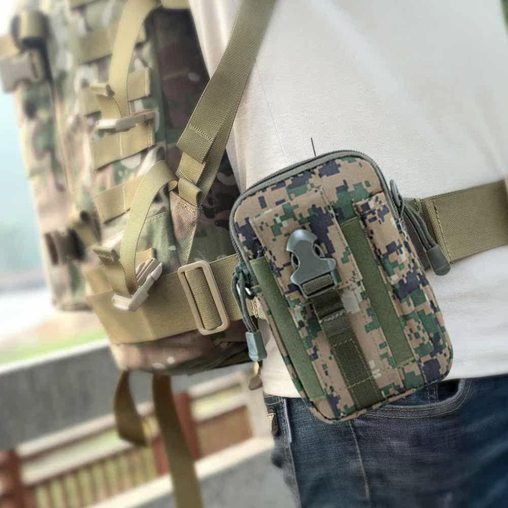 2021 새로운 남성 허리 팩 범 가방 파우치 방수 군사