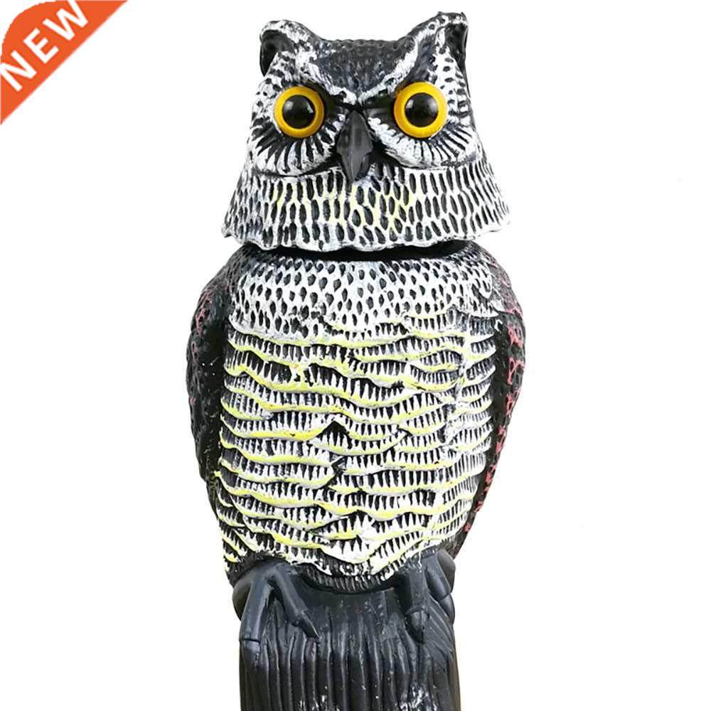 owl bird repellent hanging reflective owl scarecrow scares