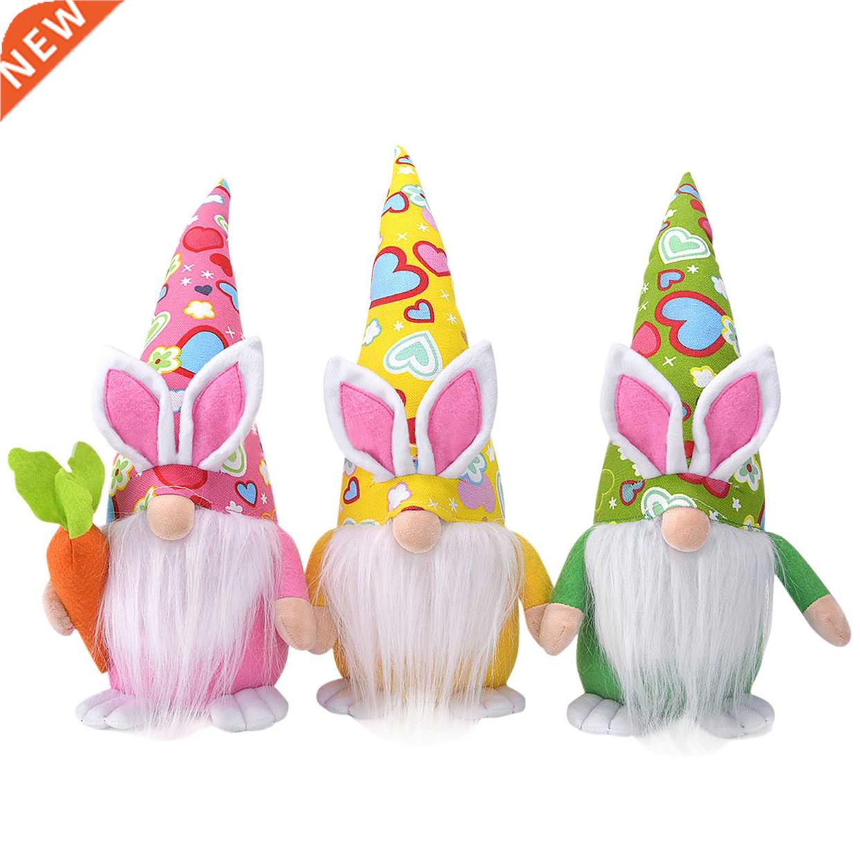 Eaer Bunny Gnome Spring Gifts Room Plush Faceless Doll