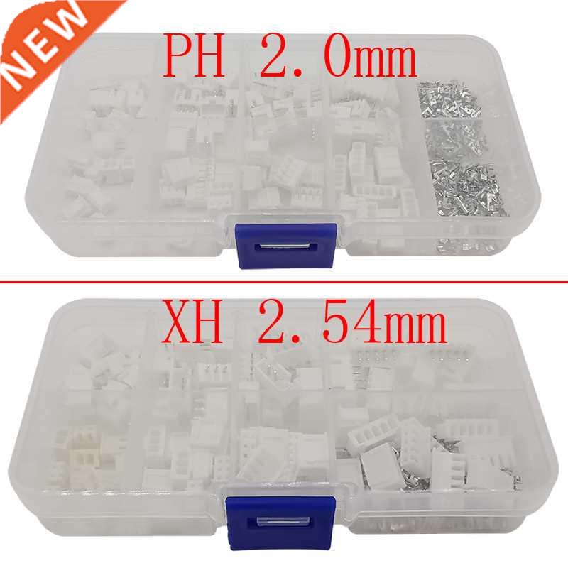 230Pcs/Box PH 2.0mm / XH 2.54mm Pitch 2P 3P 4P 5 Pin Termina