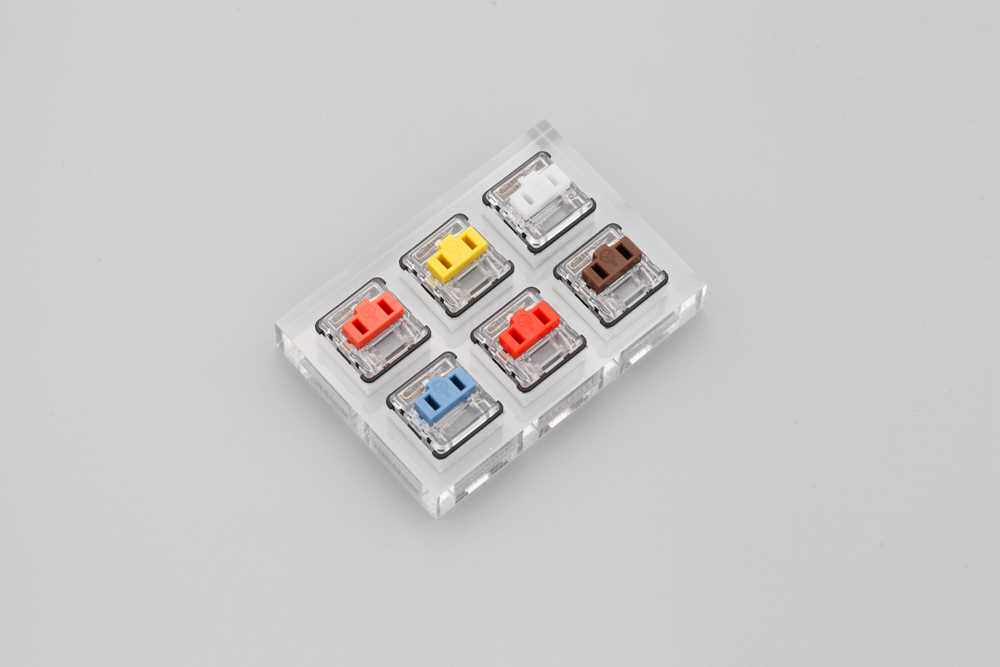 아크릴 스위치 테스터 2X KAILH CHOC 로우 프로파일 스위치 브로우