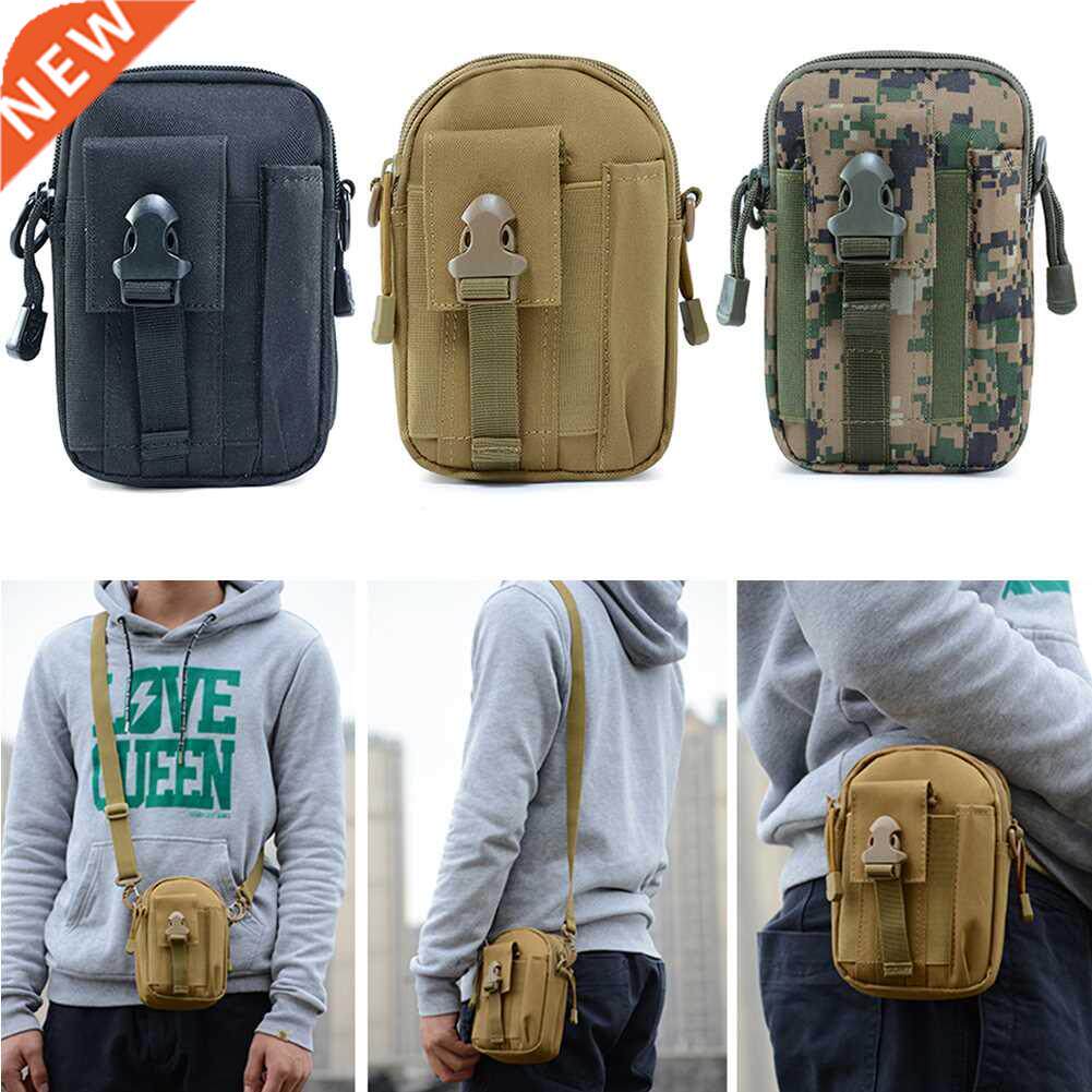 2021 새로운 남성 허리 팩 범 가방 파우치 방수 군사
