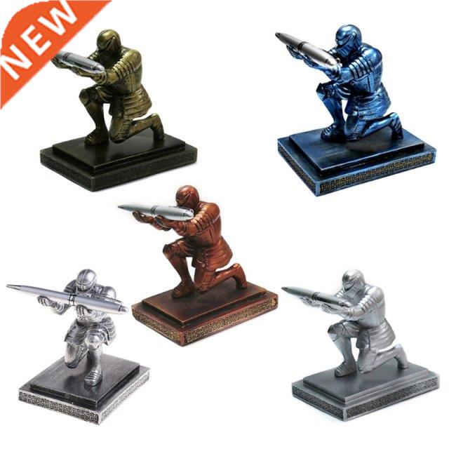 1 Pc Executve Knght Pen Holder Armor Hero Pen Statonery R
