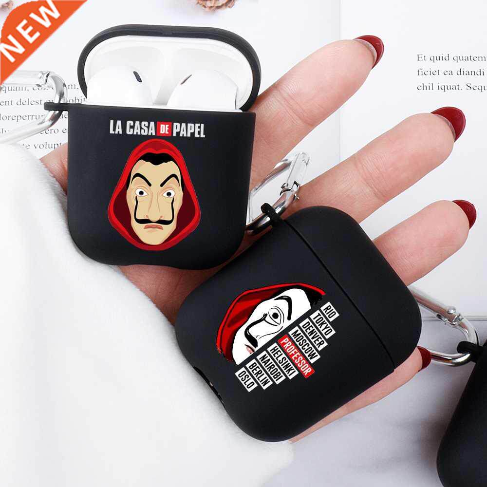 la casa de papel money heist silicone matte black cover for
