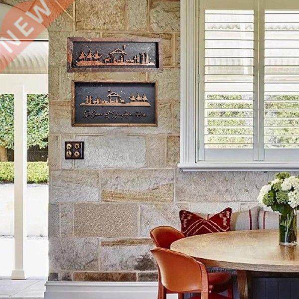 wooden nativity wall decoration handmade nativity scene