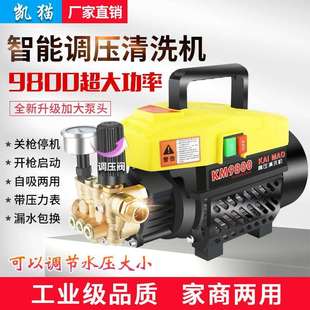 自吸两用刷车泵 可调压洗车机220v大功率手提家用清洗机便携式