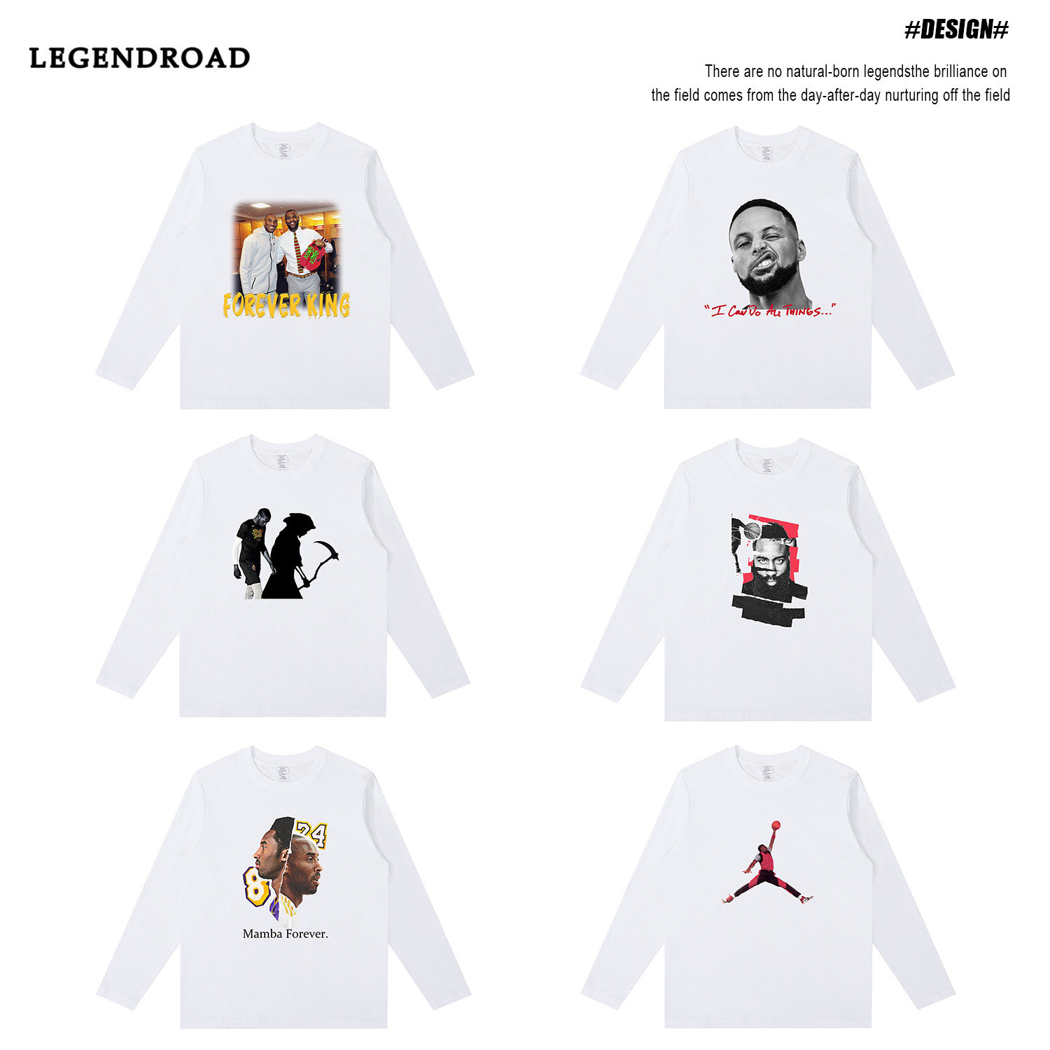 LegendRoad纯棉长袖T恤