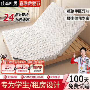 天然椰棕床垫学生儿童硬棕榈家用出租房经济型宿舍棕垫1.8m可折叠