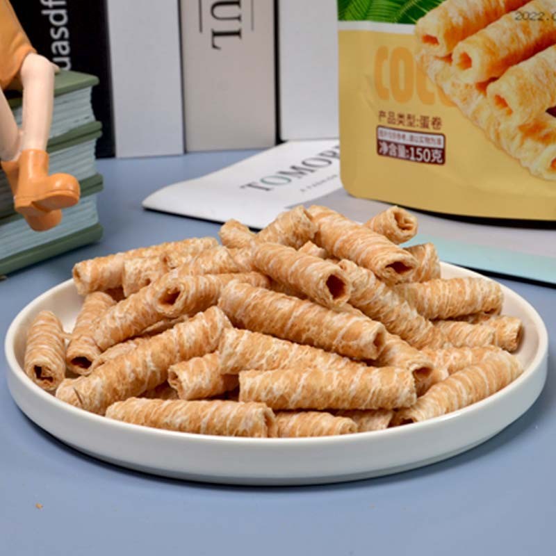 Aji椰子卷150gp 酥脆椰蓉饼干椰奶香脆鸡蛋卷糕点心休闲零食品