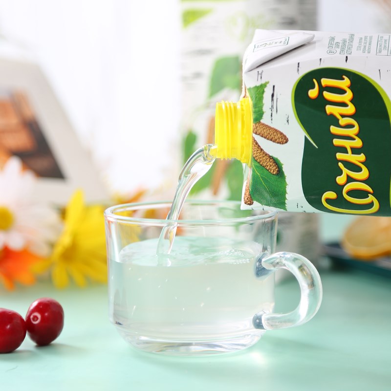 白桦树汁原液白俄罗斯原装进口A纯正天然白桦汁特产植物提取饮料