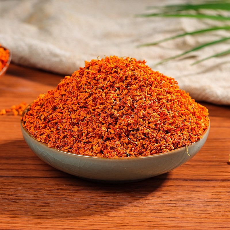 精选红桂花干500gn桂林丹桂花特级浓香型桂花红茶食用泡酒红桂花