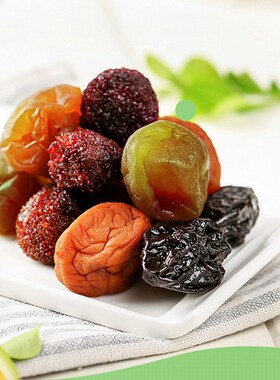 百草-味多种梅90gx10袋装西梅杨梅F青梅混合零食酸甜果干蜜饯组合