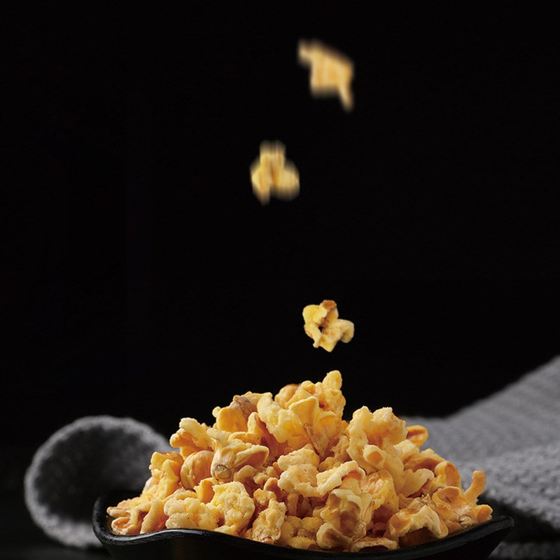 百草味黄金玉米豆70g/咖啡味玉米45g袋包P装奶油咸味膨化小吃