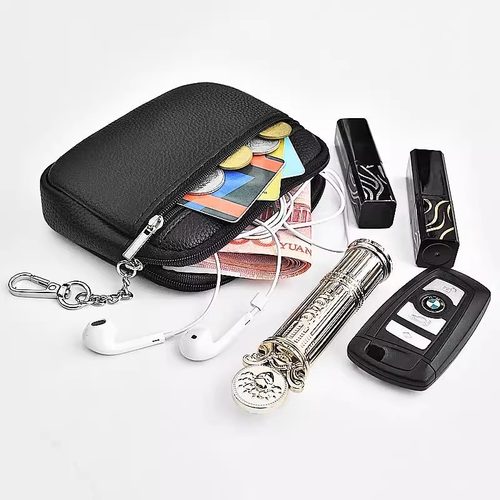 荔枝纹零钱包迷你小包2025新款拉链收纳包多功能钥匙包钱袋硬币包