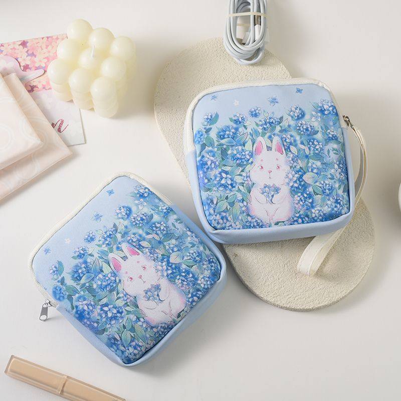 卡通便携卫生巾小包可爱收纳少女学生口红化妆包随身大容量收纳袋,收纳整理,化妆包,淘宝优惠券,粉丝福利购,淘宝优惠卷