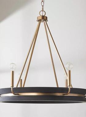 工厂直销美式简约客厅吊灯铁艺复古大气创意网红个性别墅餐厅卧室