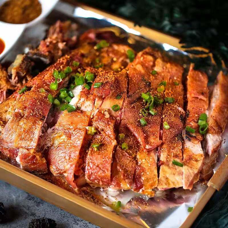 手抓孜然羊排新鲜腌制8成熟羊排508g*16袋酒店宴席烧烤商用半成品