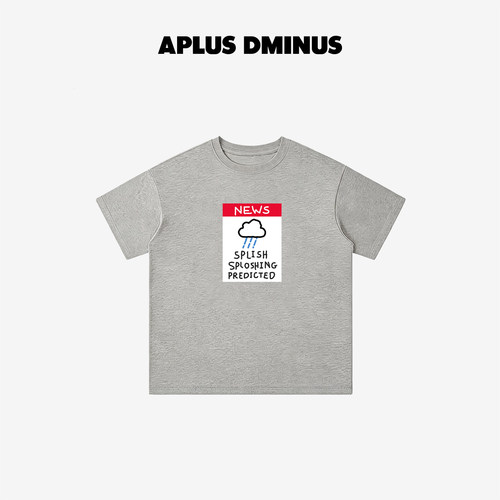 APLUS DMINUS 明天有雨 PHOTO 印花短袖T恤（科技凉感）