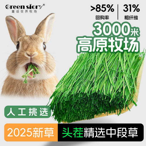 提摩西烘干草段兔子专用