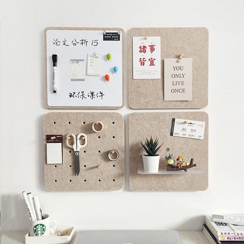 毛毡板磁白板展示板留言板