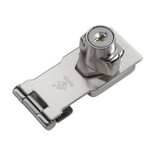 304不锈钢冰柜锁免打孔办公室抽屉锁防盗锁衣柜锁柜门锁带锁锁牌