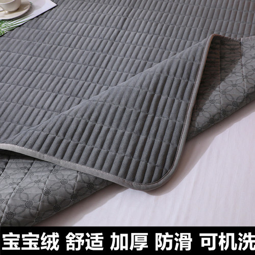宝宝绒加厚绒床单保暖防滑可机洗