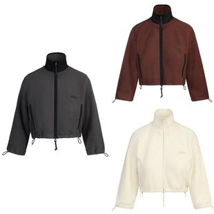 skims 25秋冬新款上衣立领宽松抽绳拉链短款卫衣时尚辣妹运动