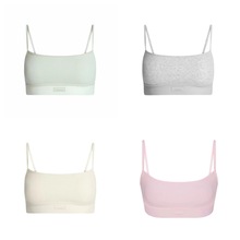 25新SKIMS COTTON RIB SCOOP BRALETTE棉质螺纹短款吊带内衣背心