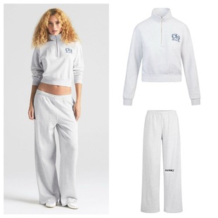 SKIMS卡戴珊复古美式套头卫衣直筒裤LIGHTWEIGHT FLEECE