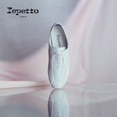 真皮牛津鞋 ZIZI皮底山羊皮圆头法式 明星同款 REPETTO丽派朵