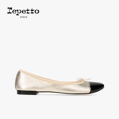 REPETTO拼接芭蕾舞平底鞋