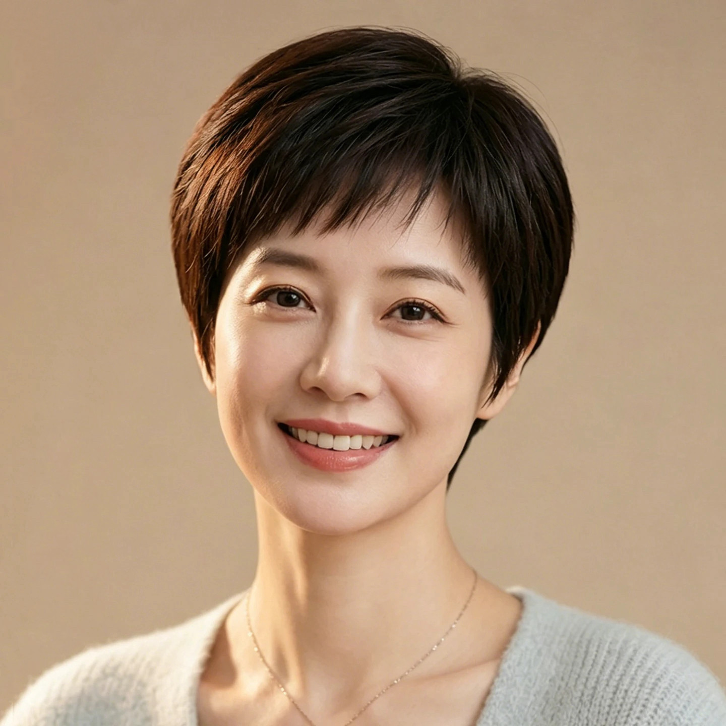 许昌精剪气质女士假发全头套真发