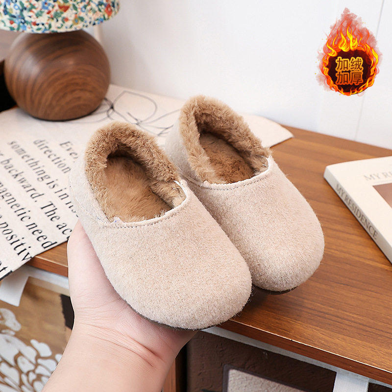 儿童棉鞋女童加绒毛毛鞋2025冬季新款软底小女孩公主鞋防滑豆豆鞋,童鞋/婴儿鞋/亲子鞋,棉鞋,淘宝优惠券,粉丝福利购,淘宝优惠卷