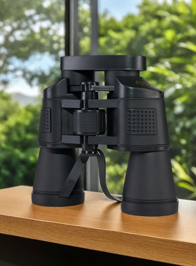 超清8x50黑色双筒望远镜 多层FMC红色覆膜 50MM物镜20MM目镜