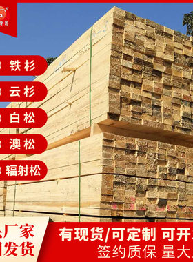 松木建筑木方桥梁房建厂房水电工程建筑支模用方木方条使用时间长